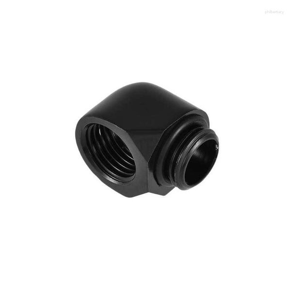 Ventilateurs de refroidissement d'ordinateur 2 pièces/ensemble adaptateur de raccord de refroidissement par eau à 90 degrés filetage G1/4 pour système PC