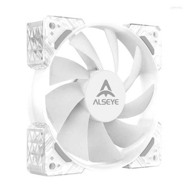 Ventilateurs de refroidissement d'ordinateur ALSEYE NEO N12 ARGB 120mm ventilateur de refroidissement de boîtier de LED 2510-3pin connecteur Molex 4pin Rose22