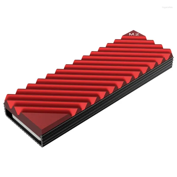 Refroidissement d'ordinateur pour dissipateur thermique M.2 SSD 2280 avec 2 couches de tampons de refroidissement thermiques M2 NVMe taille radiateur CPU GPU dissipateur thermique