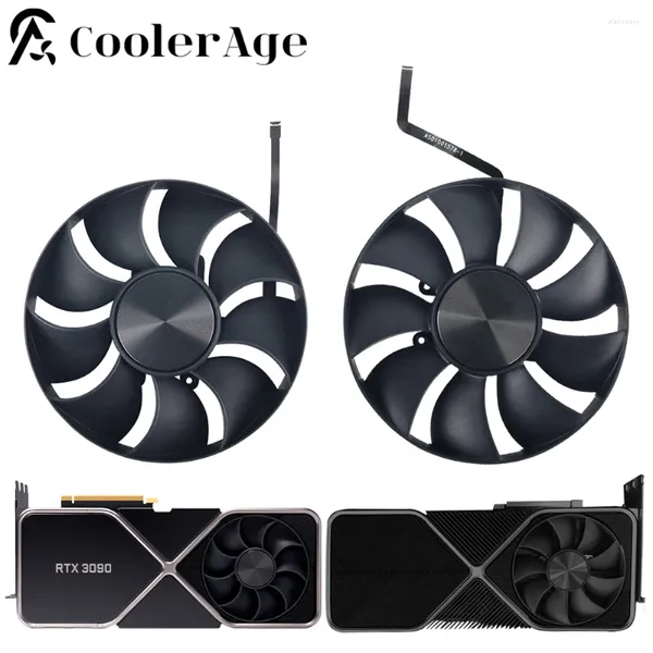 Refroidissement d'ordinateur pour NVIDIA GeForce RTX 3090 3090Ti, ventilateur de carte vidéo édition fondateur 110MM FE 3090FE, refroidissement graphique