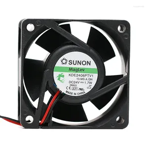 Refroidissements d'ordinateur pour ventilateur de refroidissement de fréquence Sunon 6025 KDE2406PTV1 24 V 1,7 W