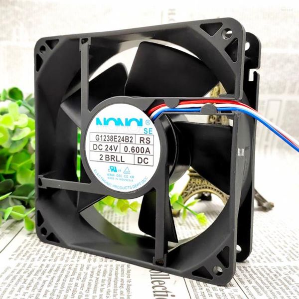 Computer Coolings G1238E24B 12CM 24V 0.6A 120 38MM Ventilador de refrigeración axial