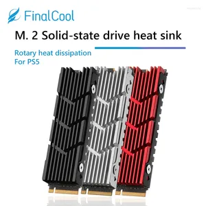Refrigeraciones de computadora M2 2280 SSD Disipador de calor M.2 NVMe Unidad de disco de estado sólido Disipador de calor Radiador de aluminio con almohadilla térmica para PC de escritorio PS5