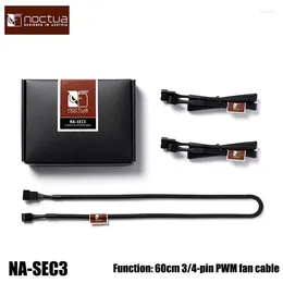 Computer Coolings Noctua NA-SEC3 Câble de ventilateur PWM 60 cm 3/4 broches idéal pour le montage de ventilateurs dans des applications de châssis plus grandes