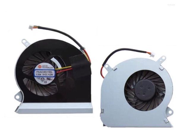 Ventilateur de refroidissement CPU d'origine pour ordinateur portable MSI GE60 16GA 16GC série PAAD06015SL 0,55a 5VDC A166 3 broches