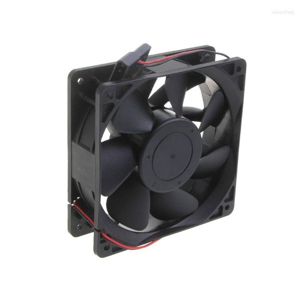 Refroidissements d'ordinateur QFR1212GHE 12cm 120mm ventilateur 12V 2.7A 2 lignes 2Pin connecteur de fil haute vitesse châssis de serveur refroidissement électrique