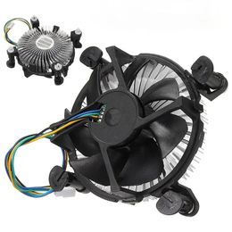 Computer CPU ventilateur refroidisseur de chaleur au carrefour d'aluminium d'origine E97379-001 2400rpm ventilateurs Vitesse pour Intel 1156/1155/1151/775