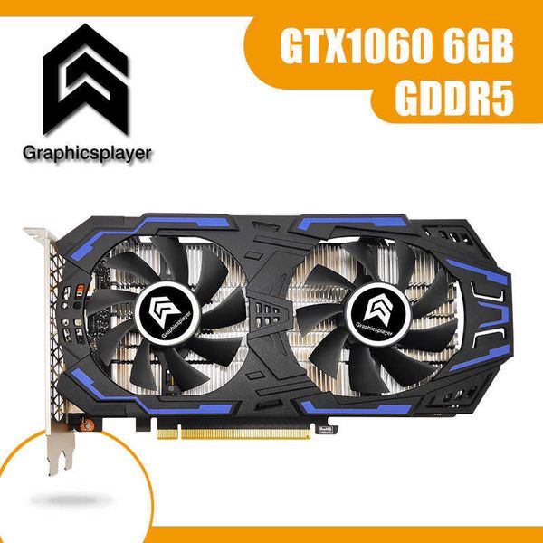 Carte graphique d'ordinateur puce originale GTX1060 6GB 3GB 192BIT 6144MB carte vidéo VGA pour jeu PC NVIDIA GTX