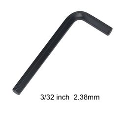 Computerreparatiehulpmiddelen Zwart 3/32 inch sleutels Allen Wrench Hexagon Hex L Key 2.38mm Mini Hand Tools