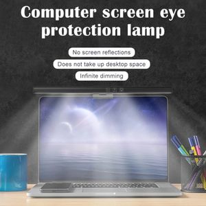 Écran d'ordinateur pince livre lumières lumière asymétrique dortoir Protection des yeux ordinateur de bureau ordinateur portable moniteur écran suspension lumière