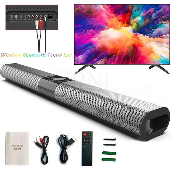 Computadora Sers Inalámbrico Bluetooth Barra de sonido Sistema Ser Home Theatre TV Proyector Super Power Wired Surround Stereo 231204