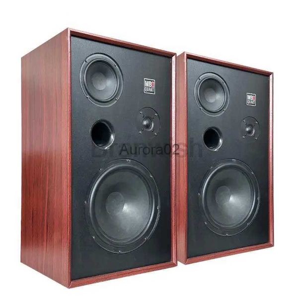 Altavoces para computadora Altavoces de estantería de 10 pulgadas Fiebre de tres vías Sistema de cine en casa de alta fidelidad Música Equipo de sonido de madera Amplificadores Altavoz pasivo 200 W YQ231103