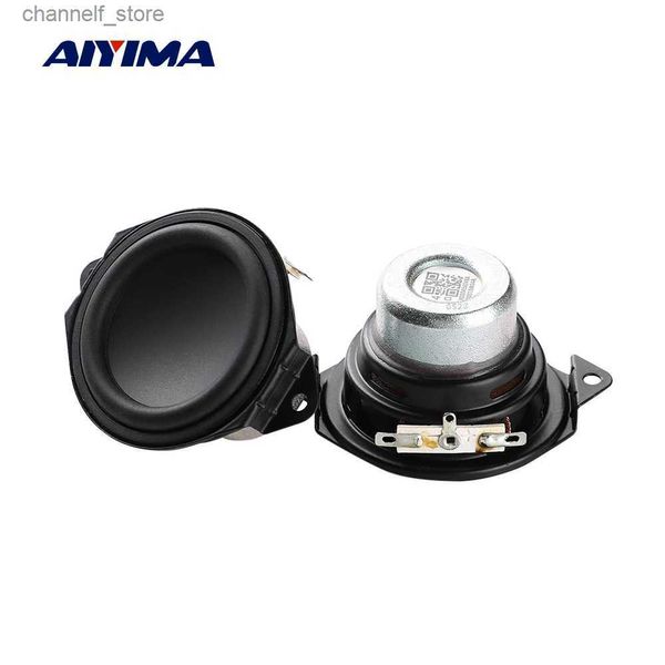 Altavoces para computadora AIYIMA 2PCS Altavoz portátil de rango completo de 1,75 pulgadas Altavoz de 4 ohmios 30W Altavoz impermeable de baja frecuencia de largo alcanceY240320