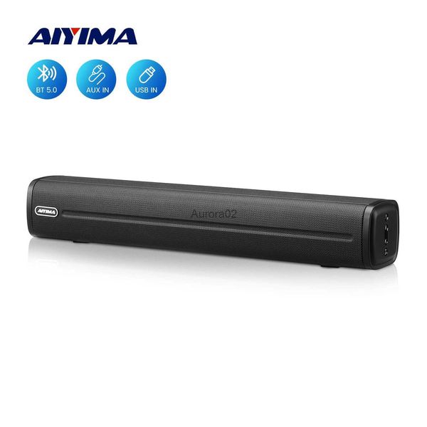 Haut-parleurs d'ordinateur AIYIMA Bluetooth caisson de basses barre de son TV Audio écho mur ordinateur haut-parleur Home cinéma Hifi musique sans fil Bluetooth haut-parleur YQ231103