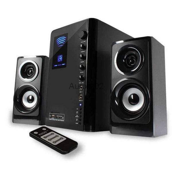 Altavoces para computadora Escritorio 2.1 Sistema de cine en casa 80W Super Power K-Song O Reproductor de TV Soporte para graves pesados Conexión inalámbrica Bluetooth D Dhuuh