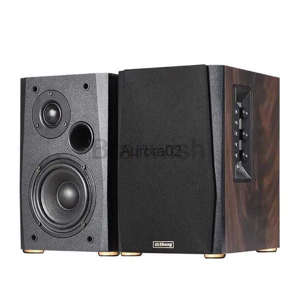 Altavoces para computadora Escritorio 5.0 Altavoz Bluetooth Potencia HiFi Audio Altavoz de madera Estantería activa Sonido envolvente Cine en casa Altavoz de alta fidelidad YQ231103