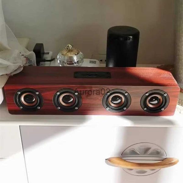 Haut-parleurs pour ordinateur Haut-parleur Bluetooth Vintage de haute qualité qualité sonore HIFI ordinateur Sound Blaster home cinéma système de son subwoofer haut-parleur YQ231103