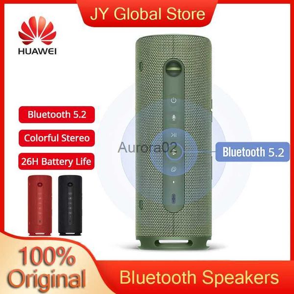 Altavoces de computadora HUAWEI Mini Altavoces Bluetooth IP54 Altavoces de computadora a prueba de agua Bajo Doble estéreo Altavoz inalámbrico Caja de sonido portátil YQ231103