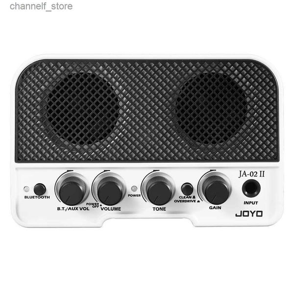 Altavoces para computadora JOYO JA-02 II Mini amplificador de guitarra Altavoz portátil 5W Bluetooth Altavoz de guitarra acústica con canal de limpieza y velocidad Y240320