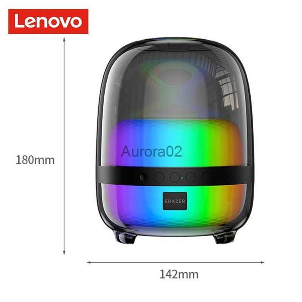 Haut-parleurs d'ordinateur Lenovo sans fil Bluetooth RGB haut-parleur pour bureau maison ordinateur de bureau stéréo lumière éblouissante caisson de basses haut-parleurs haute puissance Som YQ231103