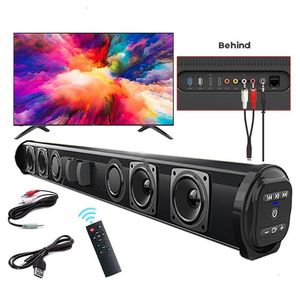 Haut-parleurs d'ordinateur Système de haut-parleurs de barre de son sans fil Bluetooth Super Bass filaire Surround stéréo Home cinéma projecteur de télévision Powerf Bs10 B Dhg93