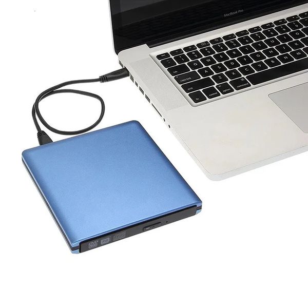 Ordinateur USB 3.0 Drive optique externe CD DVD VCD Player ordinateur ordinateur portable Mobile Optical Drive CD / DVD Drive gratuit 231221