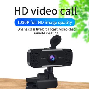 Ordinateur avec microphone W18 1080P USB lecteur gratuit 4K conférence caméra HD en direct Webcams