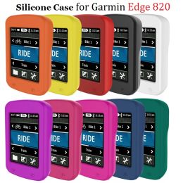 Ordinateurs 10pcs Case de protection pour Garmin Edge 820 Bicycle Cycling GPS GPS Protector Cover Antiscratch Rubber Shell