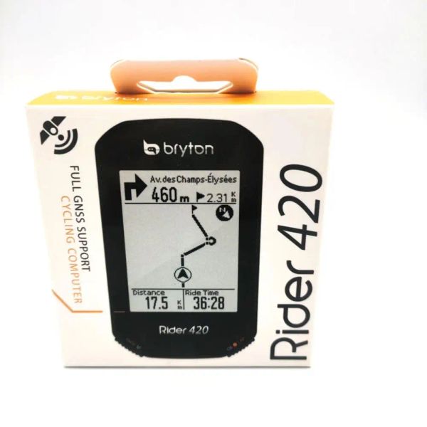 Ordinateurs Bryton Rider 420 GPS Cycling Computer Activé Bicycle / Bélo