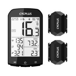 Computadoras Cycplus M1 Accesorios de ciclo de bicicleta de bicicleta GP GP GPS Bluetooth Ant+ Ciclismo Medidor de potencia para Garmin Wahoo Xoss