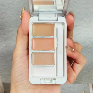 Corrector Paleta de 3 colores Base de maquillaje creativa Crema de contorno 4.5G Entrega de gotas Salud Belleza Cara Dhlzh