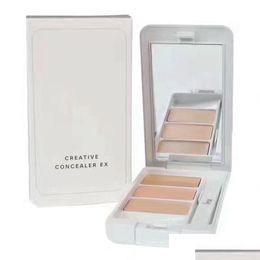 Correcteur Marque Ipsa Creative Palette 3 Couleur Maquillage Fondation Contour Crème 4.5G Janpan Finition Poudre Drop Livraison Santé Beaut Dhfzh