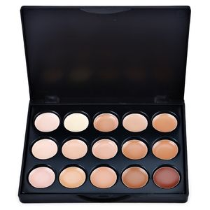 Correcteur Mini 15 Couleurs Palette Cernes Primer 3D Éclaircissant Visage Femmes Hydratant Contrôle De L'huile Étanche Beauté Maquillage 230617