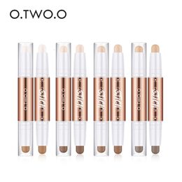 Concealer Otwoo 8 Stuks Contour Stick Markeerstift Waterdicht Langdurige Hoogtepunt Bronzer Shadow Pencil Make-Up Voor Gezicht 230808