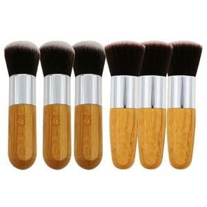 Concealer Poeder Bamboe Professionele Foundation Brush Blush Schuine Platte Top Basis Vloeibare Cosmetica Nieuw Fy5572 1122