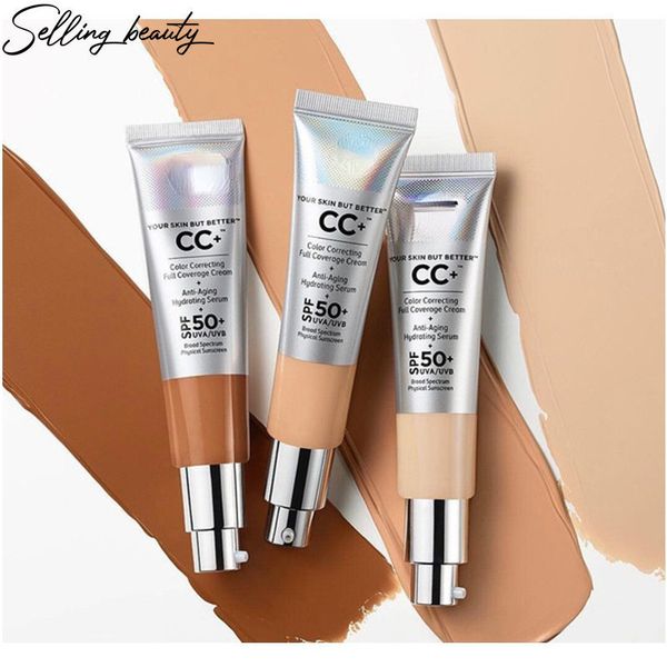 Correcteur Your Skin But Better CC Illumination Color Correcting Illuminating Full Coverage Cream 32ml Cc Contour Primer Spf 50 230801