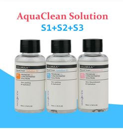 Solución concentrada Aqua Clean Peeling S1 S2 S3 50ml por botella para Hydra Facial Machine Face Skin Microdermoabrasion Serum