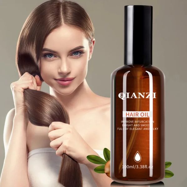 Acondicionadores aceite para el cuidado del cabello recién llegado cabello antifrizz femenino suave y seco rizado tinte permanente cuidado del cabello aceite esencial mejorar la luz de la horquilla