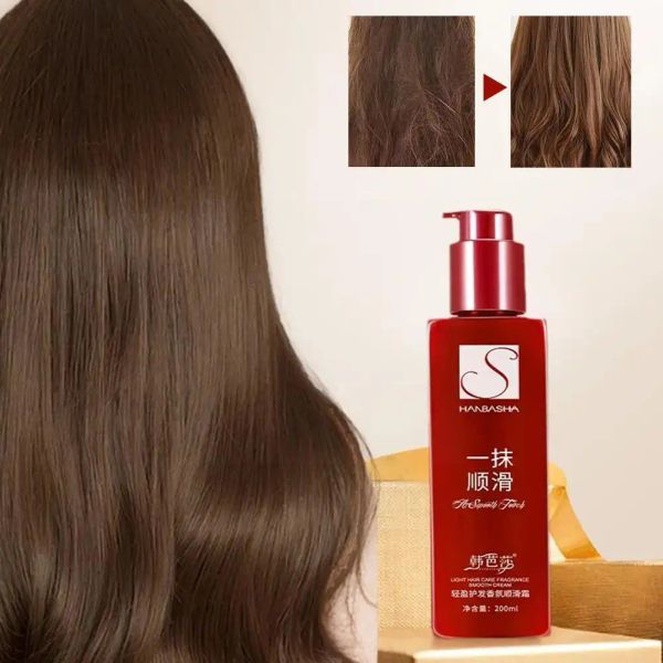 Acondicionadores Crema acondicionadora para el cabello, reparación de daños, restauración de hojas secas y grasosas, alisado del cabello, botella suave, tratamiento acondicionador de aceite para el cabello