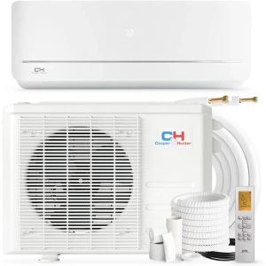 CONDUCTIONNEURS HAOYUNMA MINI Climatiseur et radiateur Split Split, 12 000 BTU, 115V, Mont Moup Système de pompe à chaleur invertisseur sans conduit