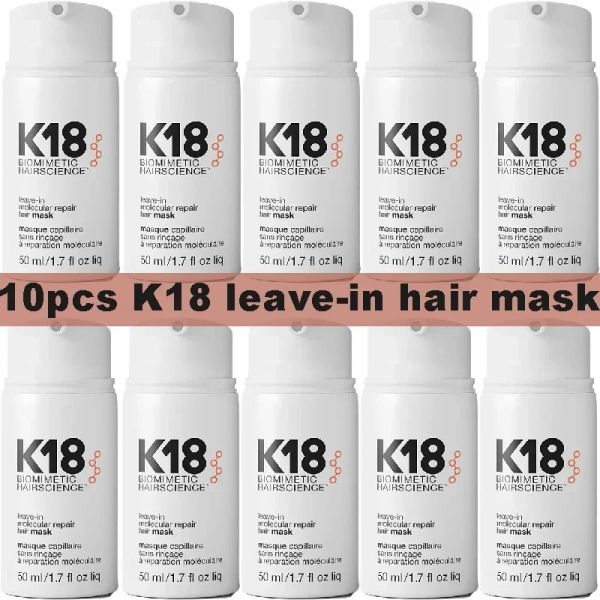 Acondicionadores K18 Tratamiento capilar Versión canadiense Original LeaveIn Reparación molecular Mascarilla para el cabello Restauración de daños Queratina suave y profunda Cuidado del cuero cabelludo