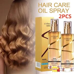 Conditioners Parfum Haarverzorgingsolie Onschadelijke spray Haarolie 2 STUKS Krullend haarolie Glans haar voor hydraterende voedende haarcadeau voor vrouwen