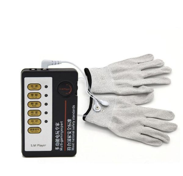 Guantes de electrodos conductores, máquina Tens para aliviar el dolor, masajeador relajante corporal, reutilización 8216038