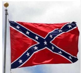 Drapeau confédéré imprimé drapeau de guerre du Sud drapeau confédéré de guerre civile 5 X 3FT3073776