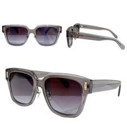 Confiance Square Sunglasses Cature acétate Logo en métal élégant sur les temples Hinge avec la signature Gafas de gradient confortable et à la mode