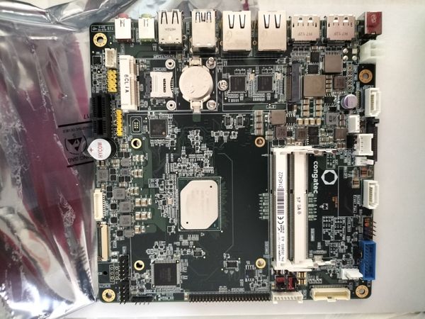 Conga-IA5 Thin Mini-ITX SBC avec Intel Atom de 5e génération est livré avec le module d'ordinateur intégré X5-E3930 CPU