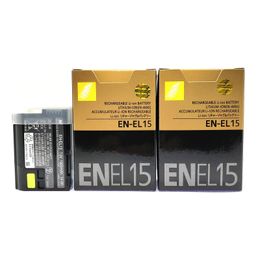 Connectors 1/2 Stuks Originele Enel15 Enel15 En El15 Batterij voor Nikon Camera D600 D610 D600e D800 D800e D810 D7000 7100 D750