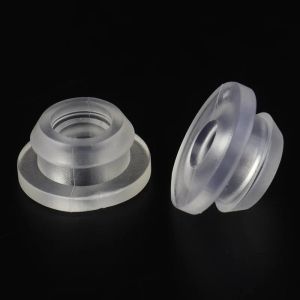 Conectores 100 Uds. Juntas de goma transparentes de 16mm, conectores de derivación de tubería de agua para riego de jardín de alta resistencia, arandela de sellado de junta tórica