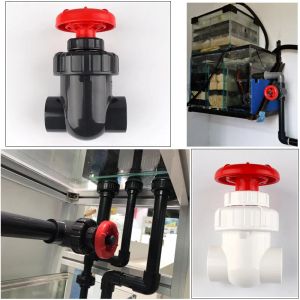 Connectoren 1pc Hoge kwaliteit PVC pijp schuifafsluiter Precisiestroomregeling Sluisschakelaar Tuinirrigatie Aquarium Aquarium Gezamenlijke ID 20 ~ 63mm