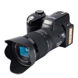 Connecteurs 2022 Hot Professional SLR Video Camera 24x Optical Zoom Three Lens HD Camera numérique D7100 33 millions de pixels Auto Focus
